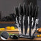 Juego Completo de 17 Cuchillos de Acero Inoxidable para Cocina