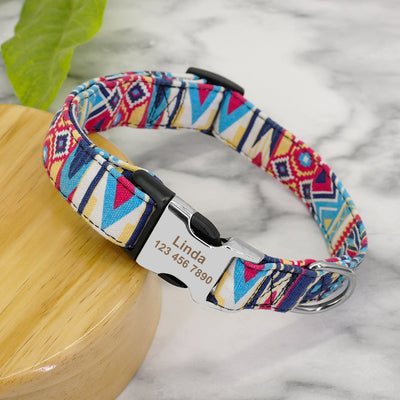 Collar Ajustable para Perros y Gatos con Placa de Identificación Personalizada - Image 31