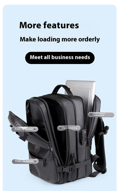 Mochila Ejecutiva de Compresión Inteligente Premium - Image 33