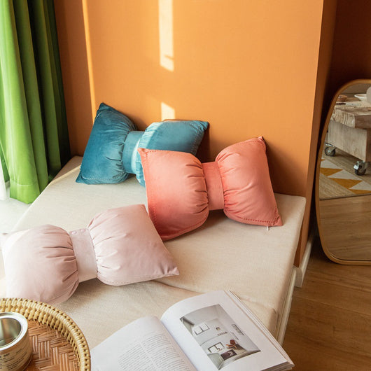Almohada Decorativa Lazada Nórdica en Terciopelo Cristal - Image 3