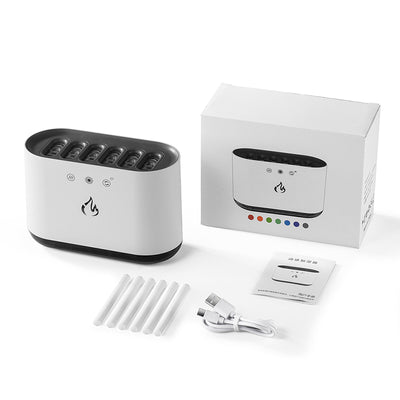 Humidificador Ultrasónico Inteligente USB con Llama Dinámica y Control por Voz - Image 8
