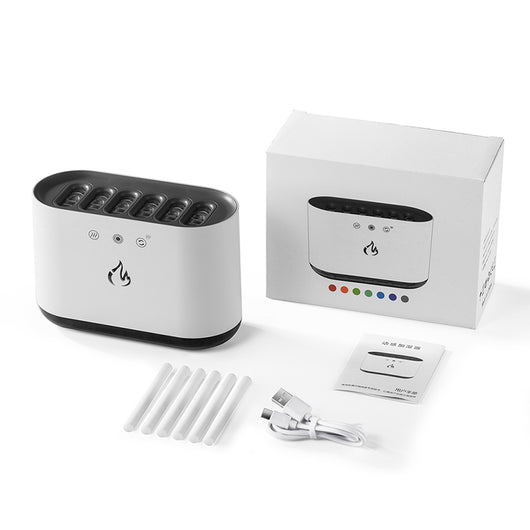 Humidificador Ultrasónico Inteligente USB con Llama Dinámica y Control por Voz - Image 8