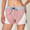 Shorts con Costuras Contrastadas y Cordones