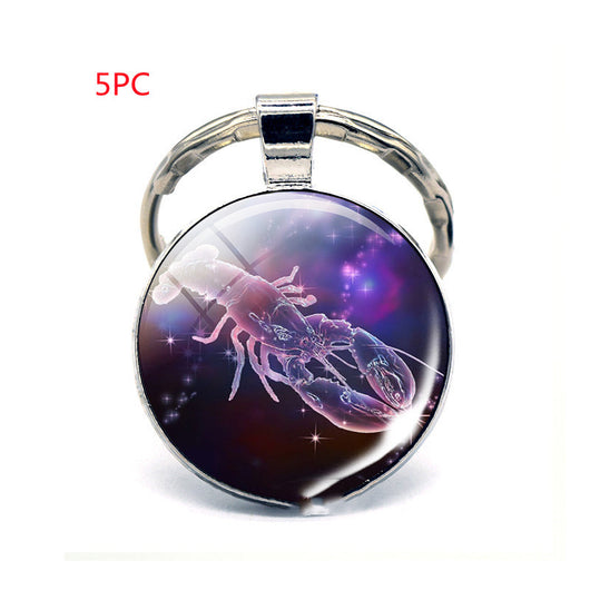 Llavero de los Doce Signos del Zodiaco - Regalo de Cumpleaños Personalizado - Image 45