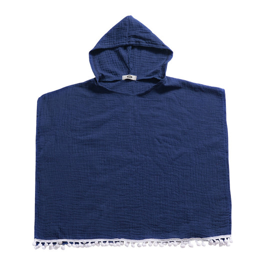 Capa Infantil Unisex de Colores Sólidos con Capucha - Estilo Europeo - Image 9