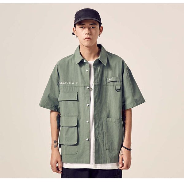 Camisa de Trabajo con Bolsillos de Herramientas