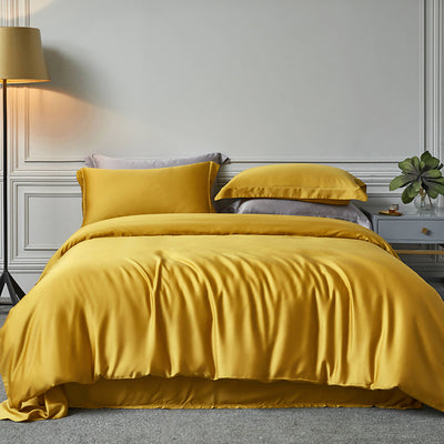 Juego de Cama Tencel Reversible de Color Sólido Lenzing - Image 10
