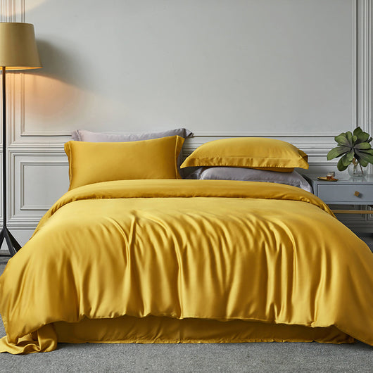 Juego de Cama Tencel Reversible de Color Sólido Lenzing - Image 10
