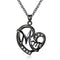 European And American Women''s Necklaces Mom Color Separation Heart-shaped Diamonds 2021 Wish Explosive Mother' Day Gifts Across The Border All Negro
