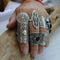 Juego de 8 Anillos Vintage