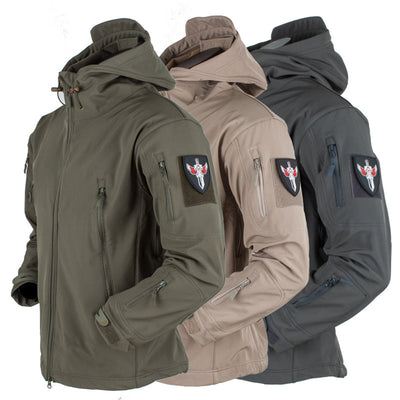 Chaqueta de Cuero 3 en 1 Transpirable y Cálida con Forro Desmontable