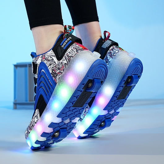 Zapatos LED con Ruedas para Niños - Carga Inalámbrica - Image 3