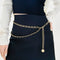 Cinturón Cadena Dorado para Mujer - Accesorio de Lujo para Vestidos y Trajes