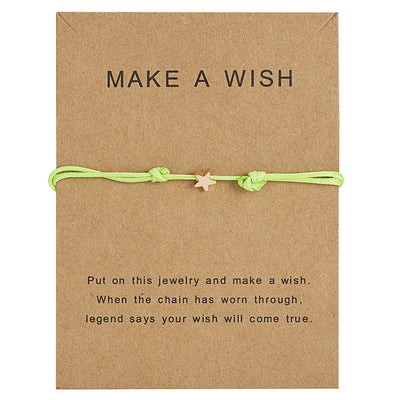 Pulsera Ajustable con Estrella de Cinco Puntas Tejida - Image 5
