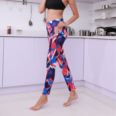 Leggings Deportivos Estampados con Levantacaderas para Yoga y Fitness - Image 8