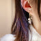 Aretes de Lujo Minimalista con Borlas en Tono Durazno