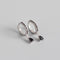 Aretes Botón Estilo Francés en Plata