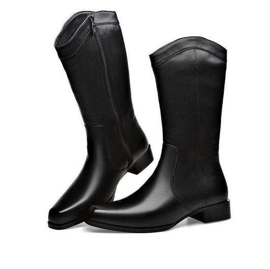 Botas Ejecutivas de Cuero con Punta Afilada para Hombre - Image 9
