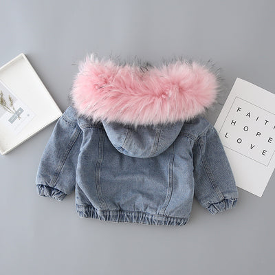 Chaqueta Denim con Forro de Cashmere para Niños - Image 9