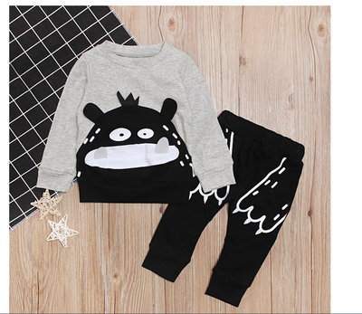 Conjunto Infantil de Dos Piezas con Patrón Colorido - Top y Pantalón - Image 3