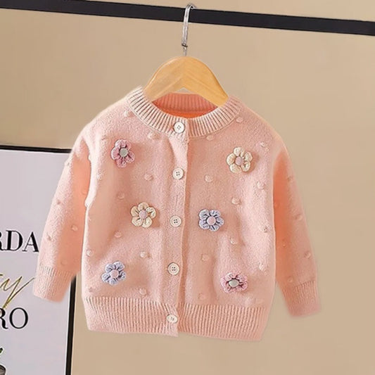 Suéter Elegante para Niña - Abrigo Exterior Moderno