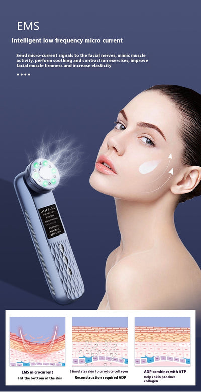 Masajeador Facial RF con Luz LED, Radiofrecuencia y Microcorriente - Image 15