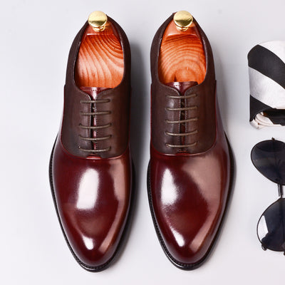 Zapatos Formales de Cuero Vintage Británico para Hombre - Image 9