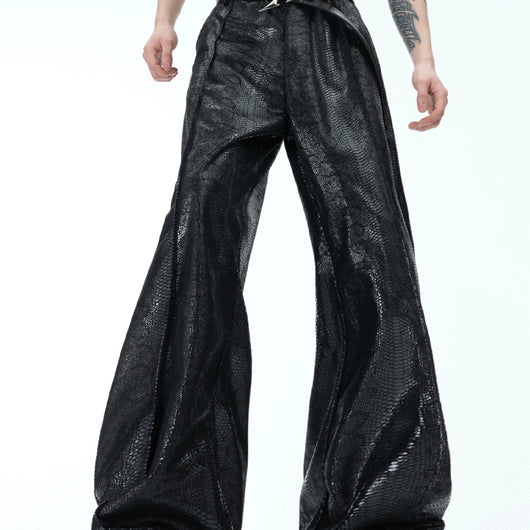 Pantalones Rectos Casuales de Textura Pesada - Corte Suelto y Cómodo - Image 13