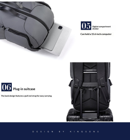 Mochila Ejecutiva para Laptop con Gran Capacidad - Image 9