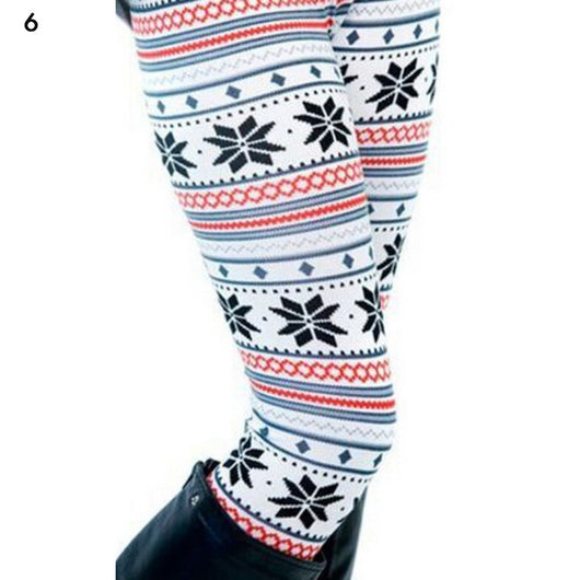 Leggings Navideños Estampados Cintura Alta - 18 Colores para Fiestas - Image 8