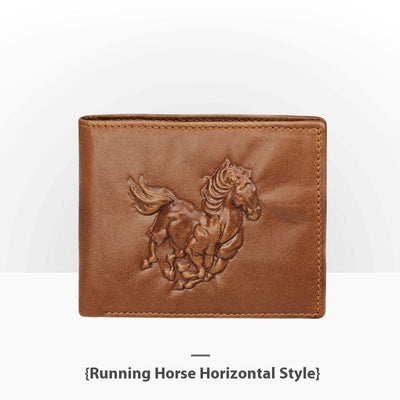 Cartera de Cuero Artesanal Grabada Retro para Hombre - Image 70