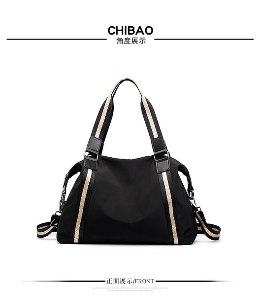 Bolsa de Viaje Plegable para Mujer - Diseño a Rayas Coreano - Image 14