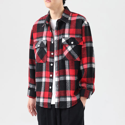 Camisa de Cuadros Manga Larga para Hombre - Image 6