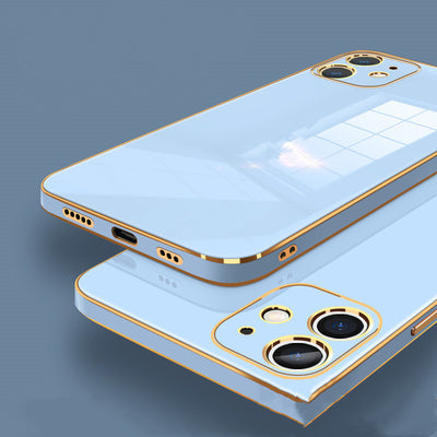 Funda Protectora con Lente de Cristal Electrochapado Premium