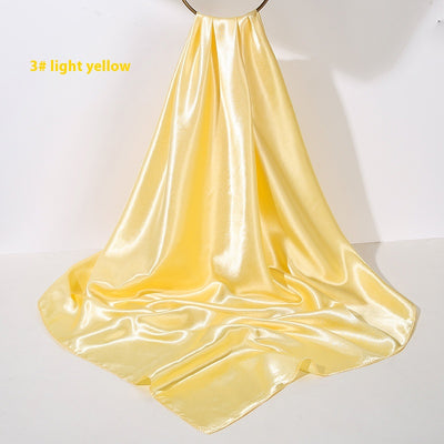 Pañuelo de Seda Artificial 90cm Satinado Brillante - Elegancia Pura - Image 7