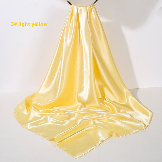 Pañuelo de Seda Artificial 90cm Satinado Brillante - Elegancia Pura - Image 7