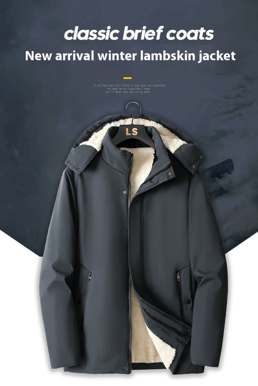 Chaqueta de Invierno para Hombre con Forro Grueso Tipo Borrego - Image 21