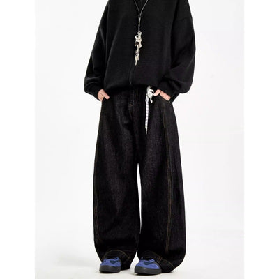 Pantalones Holgados Retro Estilo Sable con Patrón Cielo Estrellado para Hombre - Image 12