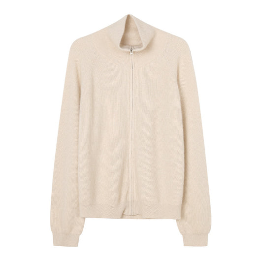Cardigan Suelto con Cierre de Cremallera para Mujer - Tejido Acogedor - Image 5