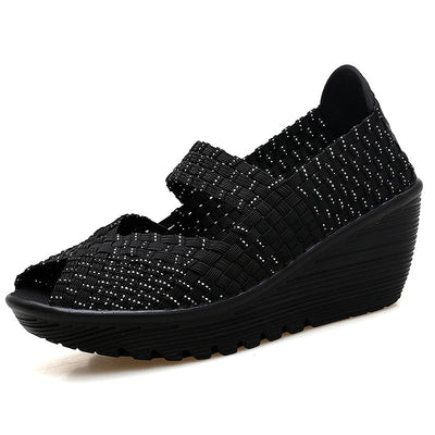 Zapatos Tejidos a Mano sin Cordones para Mujer - Comodidad Casual - Image 8