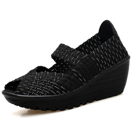 Zapatos Tejidos a Mano sin Cordones para Mujer - Comodidad Casual - Image 8
