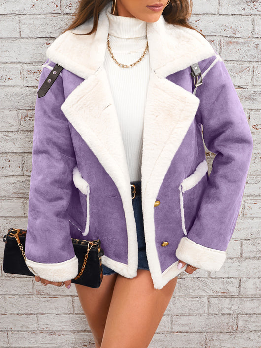 Chaqueta Polar con Cuello Tipo Polo - Abrigo Casual para Invierno - Image 16