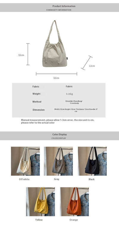 Bolsa Tote de Lona Mujer - Gran Capacidad y Estilo Versátil - Image 11