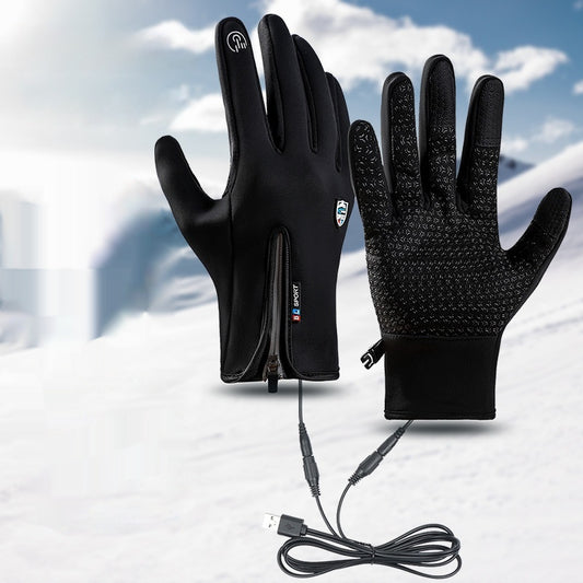 Guantes Térmicos USB para Ciclismo Impermeables y Cortavientos