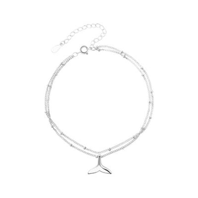 Pulsera de Tobillo Cuentas Redondas Cola de Delfín Sirena - Image 5