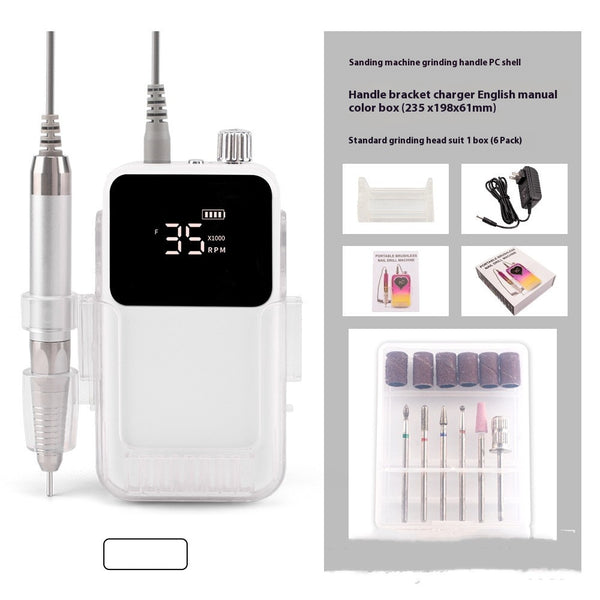 Pulidora de Uñas Inalámbrica Recargable Portátil