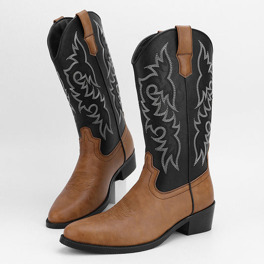 Bota Retro Alta con Bordado para Hombre - Image 15