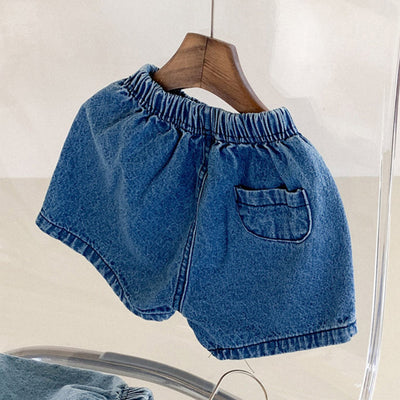 Shorts de Mezclilla Estilo Coreano para Bebé y Niño Pequeño - Image 9