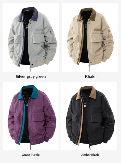 Chaqueta Piloto Retro para Hombre - Estilo Vintage Workwear - Image 17
