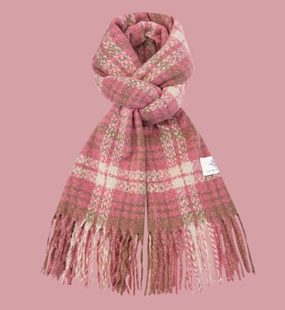 Bufanda Escocesa de Imitación Cachemira para Mujer - Cálida y Versátil - Image 23